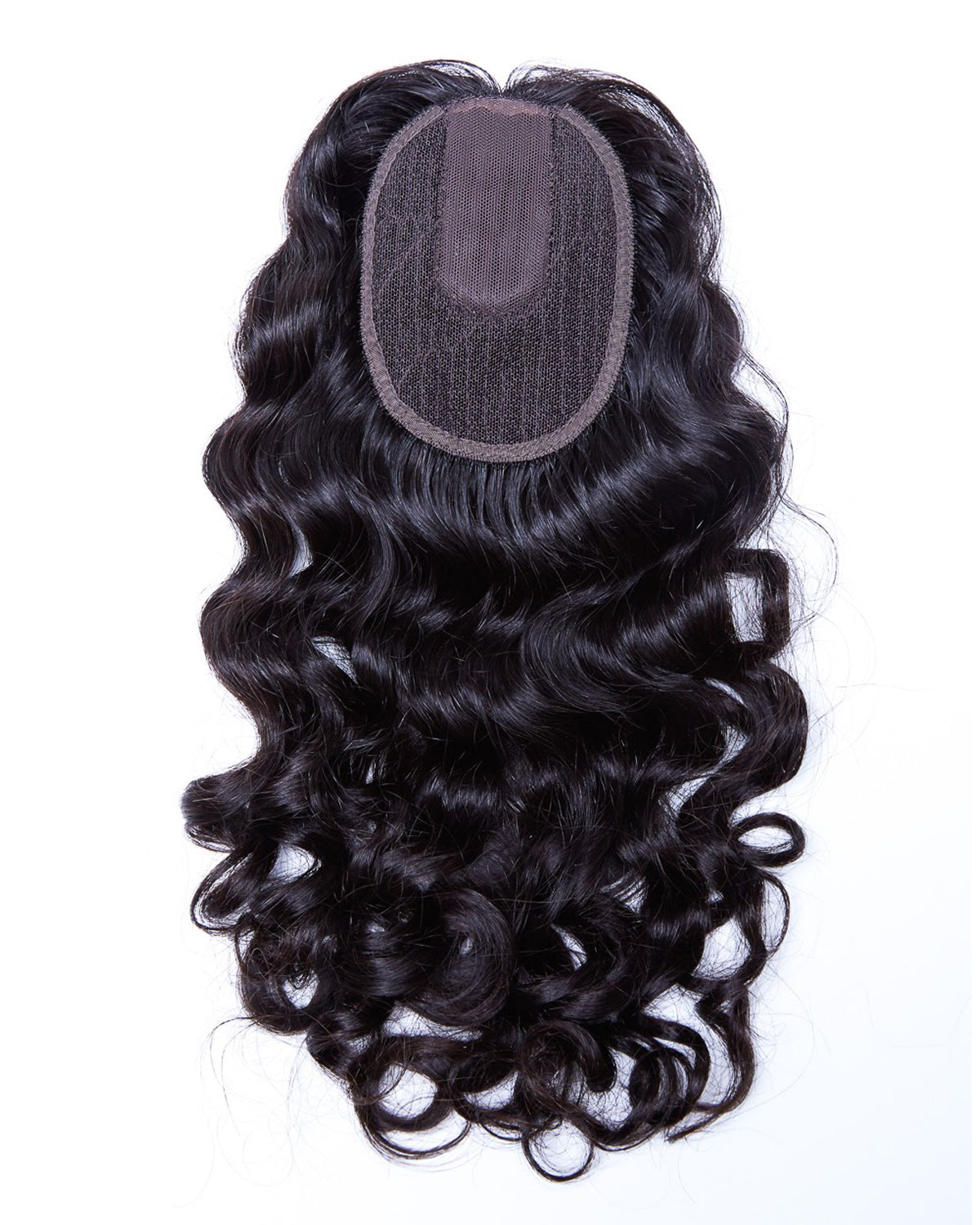 Zig Zag Style 1 Closure Curly partial skin top Extensions Plus